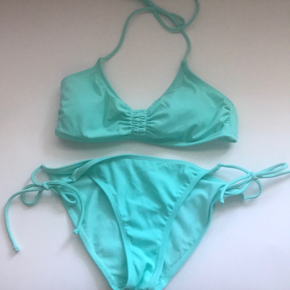 mint green swimwear